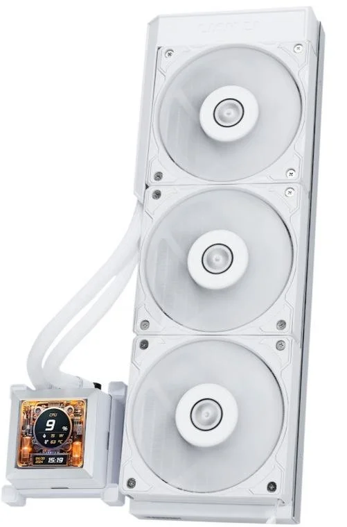 Фото: Система рідинного охолодження Lian-Li HydroShift LCD 360S White (G89.GHSLCD36SW.00) № 8 | KTC