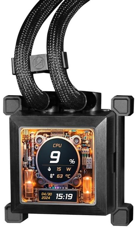 Система рідинного охолодження Lian-Li HydroShift LCD 360R Black (G89.GHSLCD36RB.00)