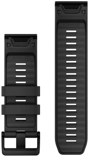 Фото: Ремінець Garmin for Fenix 8 QuickFit - 26mm Watch Bands Black Silicone (010-13393-02) № 5 | KTC
