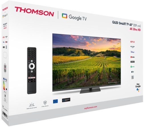 Телевізор QLED Thomson 43QG5C14 (Google TV, Wi-Fi, 3840x2160)