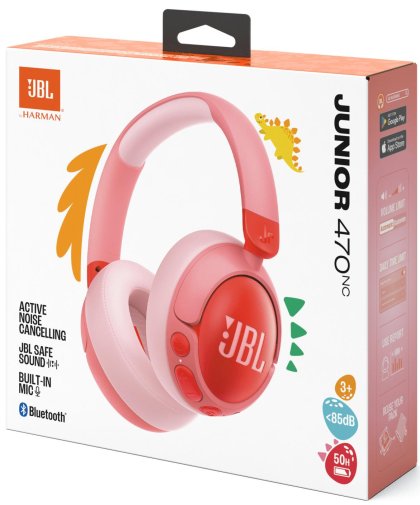 Гарнітура JBL Junior 470NC Pink (JBLJR470NCPIK)