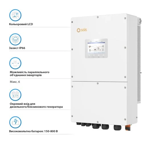 Фото: Інвертор Solis S6-EH3P30K-H 30000W № 7 | KTC