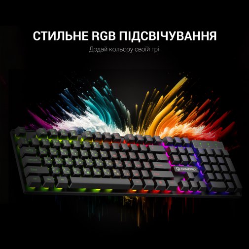 Клавіатура GamePro GK296 Black