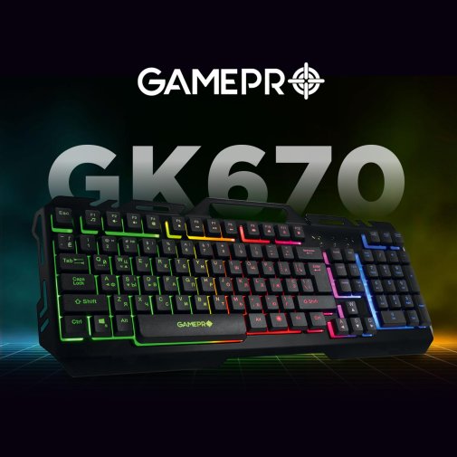 Клавіатура GamePro GK670 Black