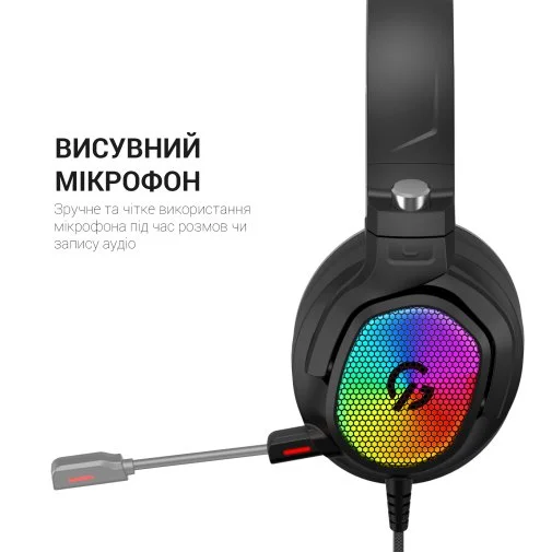 Фото: Гарнітура GamePro HS1300 7.1 RGB Black № 27 | KTC