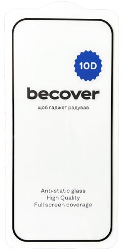 Захисне скло BeCover 10D для Google Pixel 9 Pro - Black