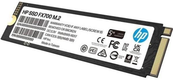 SSD-накопичувач HP FX700 2280 PCIe 4.0 x4 NVMe 512GB (8U2N1AA)