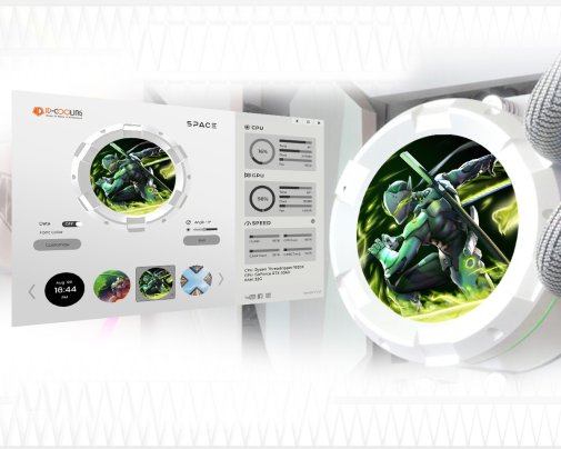 Система рідинного охолодження ID-COOLING Space LCD SL360 XE White