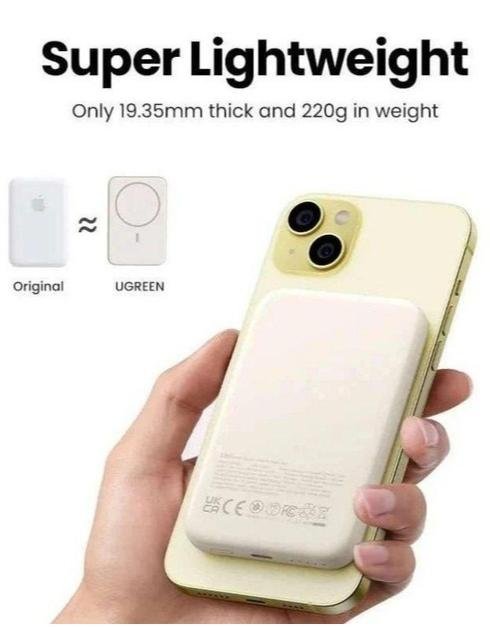 UGREEN PB561 Wireless Fast Charge 10000mAh 20W Beige