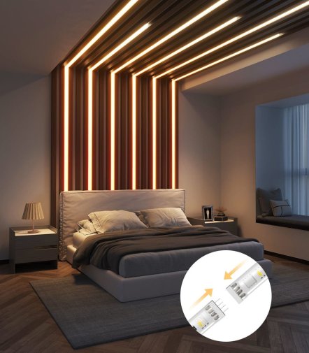 LED-стрічка Govee H61E3 Strip Light M1 2m RGBIC WI-FI/Bluetooth White (H61E03D1)