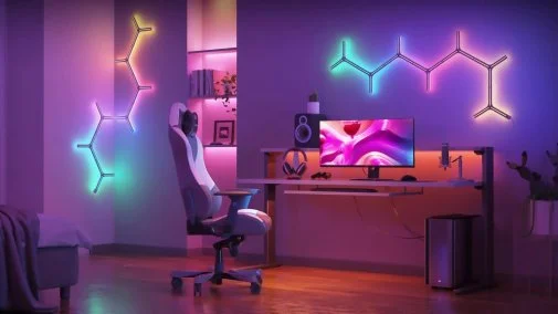 Фото: Настінний світильник Govee H6065 Y Shape Light Panel 7pcs RGBIC White (H6065301) № 29 | KTC