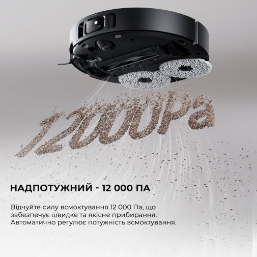 Робот-пилосос Dreame Bot X40 Ultra Complete Black (RLX63CE-2-Bl)