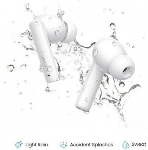 Фото: Навушники UGREEN WS106 HiTune T3 Active Noise-Cancelling Earbuds White (WS106/90206) № 5 | KTC