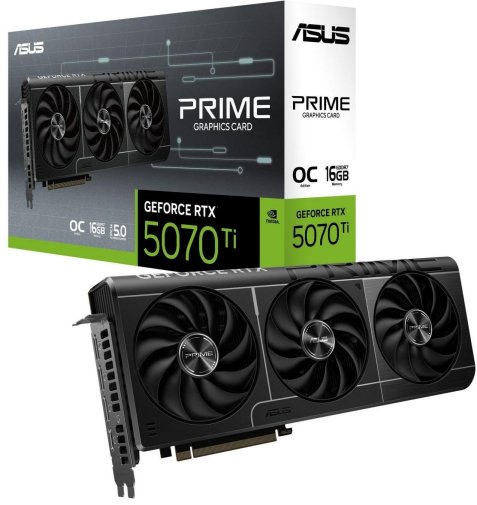 新品未開封 Geforce RTX 5070ti 16GB ASUS Prime Відеокарта ASUS PRIME GeForce RTX 5070 Ti 16GB GDDR7 OC Edition