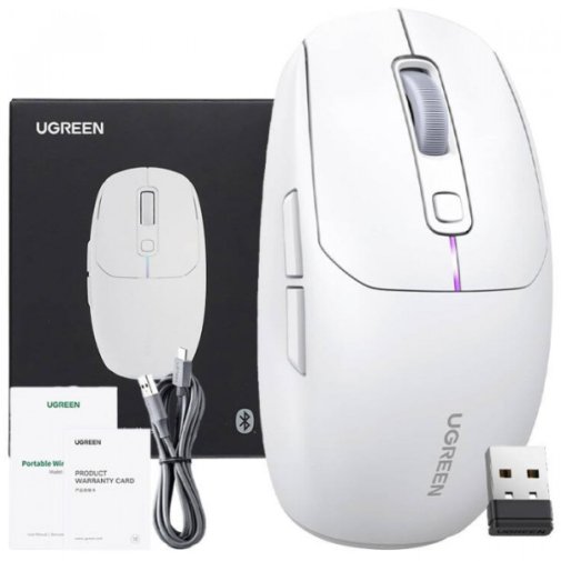 Миша UGREEN MU103 Wireless White (15629)