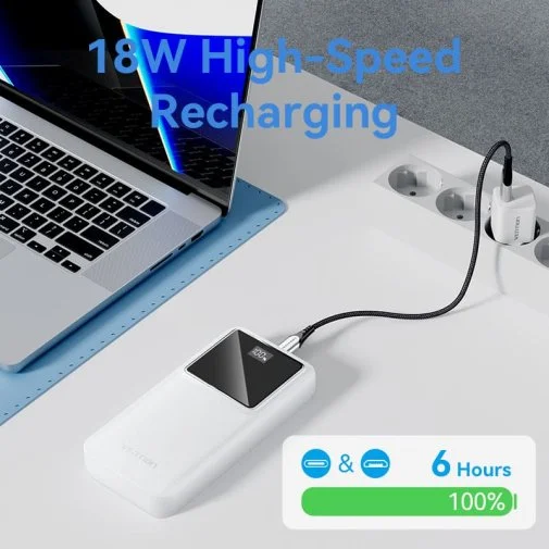 Фото: Батарея універсальна Vention 20000mAh 22.5W Black (FHLB0) № 26 | KTC