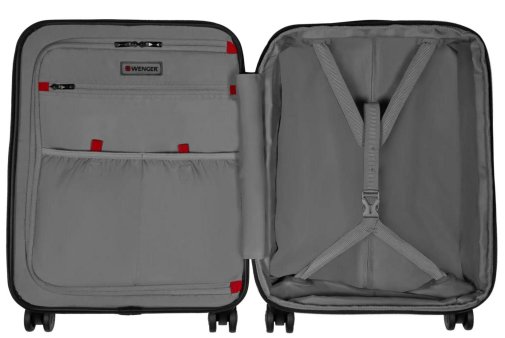 Валіза Wenger Syntry 36L Black/Heather Grey (610163)