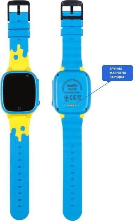 Фото: Смарт годинник AmiGo GO008 GLORY GPS WIFI Blue-Yellow (GO008 Blue-Yellow) № 13 | KTC