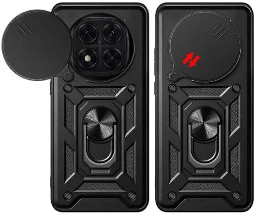 Фото: Чохол BeCover for Xiaomi Redmi Note 14 Pro 5G - Military Black (712869) № 5 | KTC