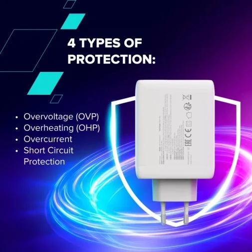 Фото: Зарядний пристрій Canyon OnCharge 100ACC QC PD GaN 100W White (CNS-CUW100ACC) № 17 | KTC