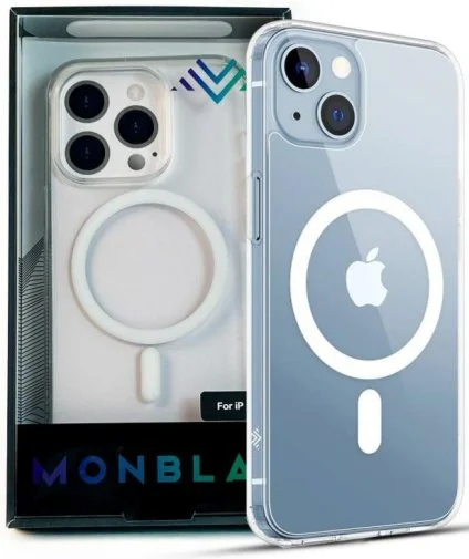 Фото: Чохол Monblan for Apple iPhone 13/14 - Crystal Series with MagSafe Transparent (MMC14) № 5 | KTC