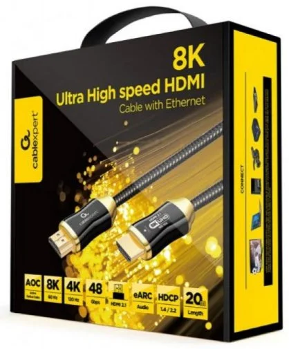 Фото: Кабель Cablexpert AOC v2.1 HDMI / HDMI 20m Black (CCBP-HDMI8K-AOC-20M-EU) № 6 | KTC