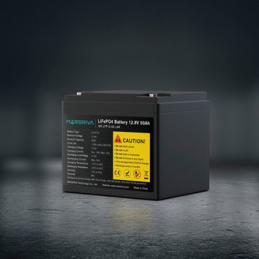 Батарея для ДБЖ Marsriva MR-LFP12-50-LAR 12.8V 50Ah