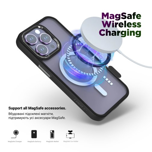 Чохол ArmorStandart for Samsung S25 Plus - Unit MagSafe Black (ARM82263)