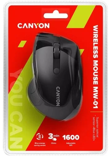 Фото: Миша Canyon CNS-CMSW01B Black № 9 | KTC