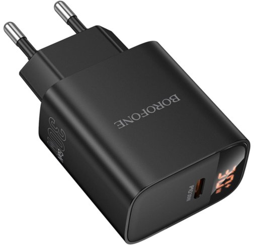 Зарядний пристрій BOROFONE BA97A Ilustre 30W Black (6941991120480)