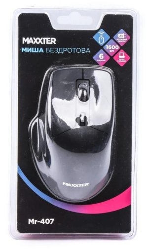  Миша Maxxter Mr-407 Black