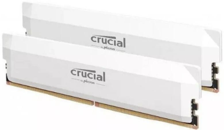 Оперативна пам’ять Crucial Pro Overclocking White DDR5 2x16GB (CP2K16G60C36U5W)