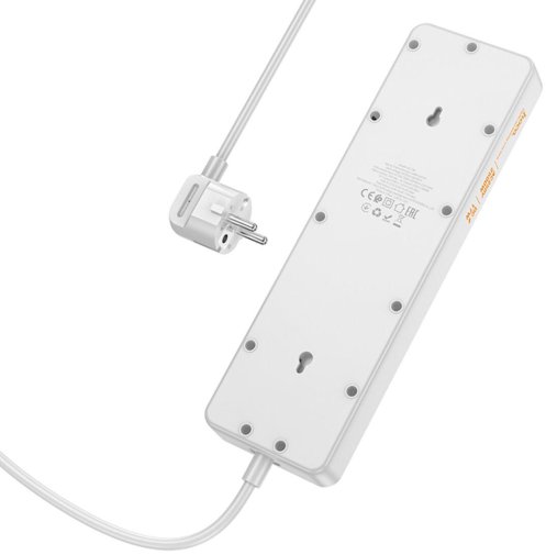 Мережевий фільтр Hoco AC13A Talento 4xUSB 5/1.5m White (6942007607148)