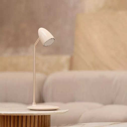 Настільна лампа з бездротовою зарядкою Proove Modern white