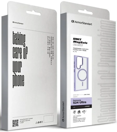 Фото: Чохол ArmorStandart for Samsung S24 Ultra - Unit MagSafe Lavender (ARM74868) № 5 | KTC