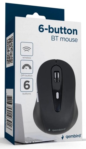 Миша Gembird MUSWB-6B-01 Black