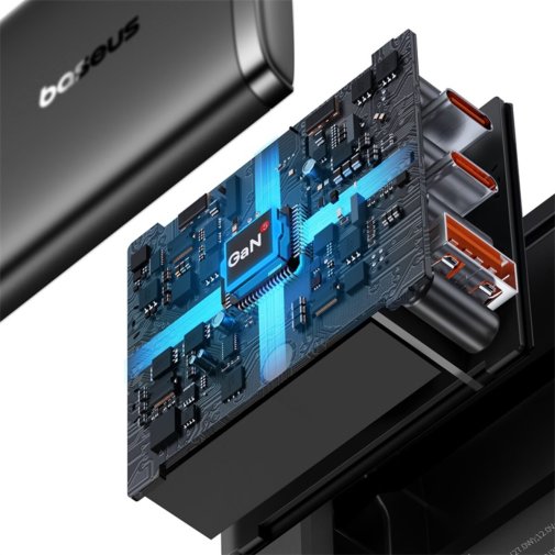 Зарядний пристрій Baseus Cube Pro 65W Black (P10152301113-00)