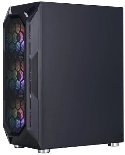 Фото: Корпус 1stPlayer X6-BK-4F1 Black with window № 11 | KTC