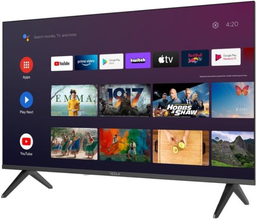 Телевізор LED Tesla 40E635BFS (Android TV, Wi-Fi, 1920x1080)