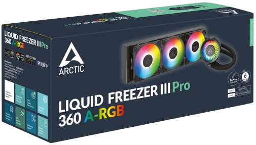 Система рідинного охолодження Arctic Liquid Freezer III Pro 360 ARGB (ACFRE00184A)