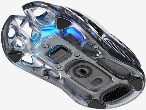 Миша Gravastar Mercury M2 Transparent Black (GRAVASTARM2_XTAL_BLK)