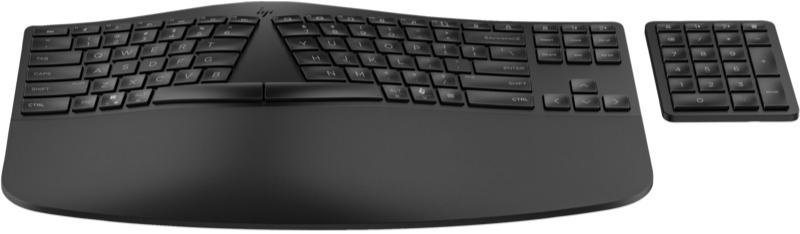Клавіатура HP 960 Ergonomic Wireless Black (7E755AA)
