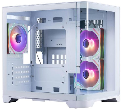 Корпус 1stPlayer UV5-WH-2FC7R-W-1FC7-W White with window