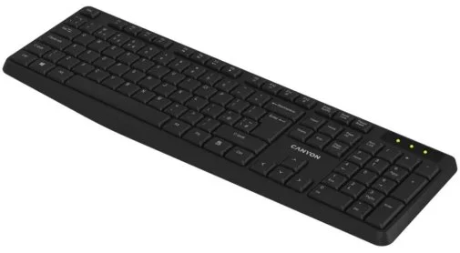 Фото: Клавіатура Canyon KB-W01 Wireless Black (CNE-CKEYW01) № 7 | KTC