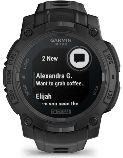 Фото: Смарт годинник Garmin Instinct 3 Tactical Solar 45mm Black (010-02934-50) № 14 | KTC