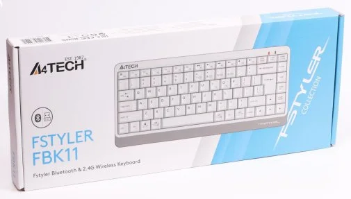 Фото: Клавіатура A4tech Fstyler FBK11 White № 10 | KTC