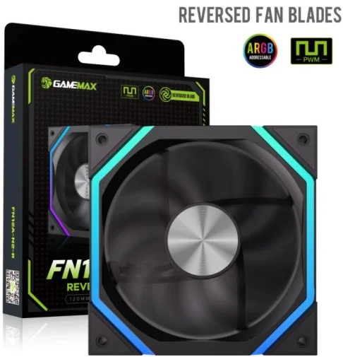 Фото: Кулер Gamemax FN12A-N2-R Black № 10 | KTC