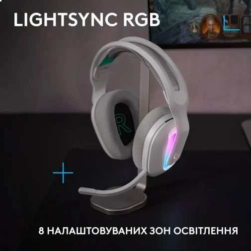 Фото: Гарнітура Logitech G522 Lightspeed White (981-001550) № 19 | KTC