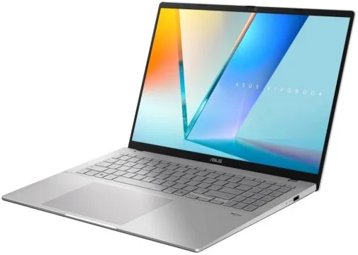 Фото: Ноутбук ASUS Vivobook S16 S3607AA-SH007 Cool Silver - 16" OLED 60 Гц / Intel Core Ultra 9 / 386H / DDR5 32 ГБ / PCI-E SSD 1 ТБ / Intel Graphics № 9 | KTC