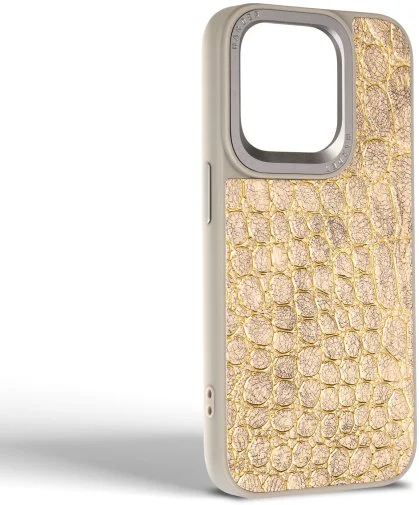 Фото: Чохол Harder for Apple iPhone 15 Pro - Crocosaur Titanium (ARM76705) № 5 | KTC